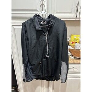 180S OneEighties Quantum Vent Men's L 1/2 Zip Jacket Activewear Black